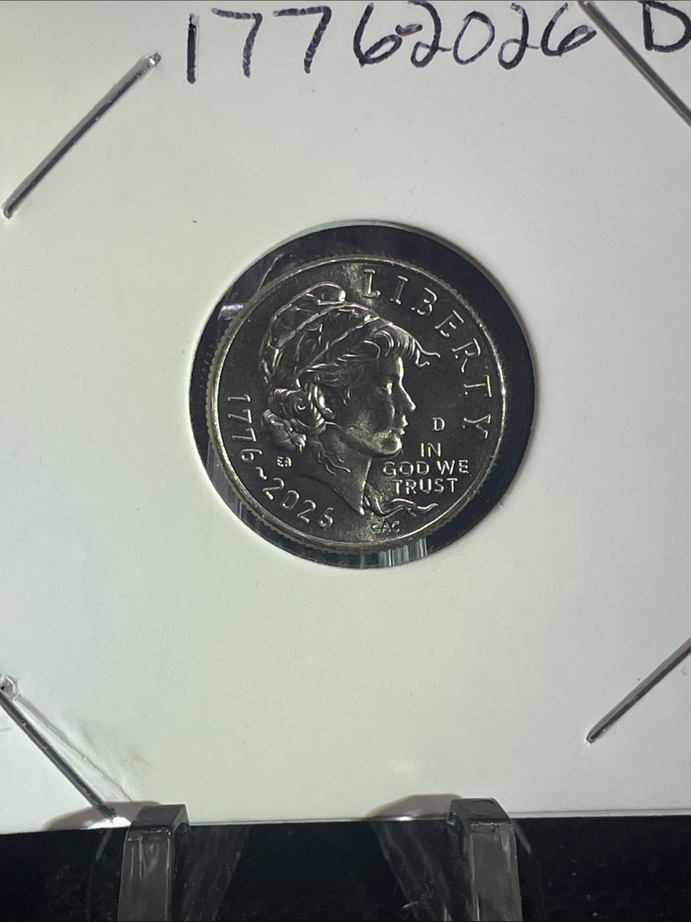 1776-2026 D SemiQuincentenial Liberty Dime - Picture 4 of 4